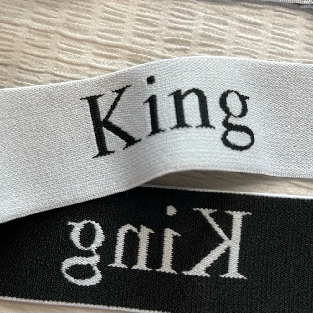 NEW King Straps NEVER used Bundle Closet organization Bed Sheets Blanket setof 2